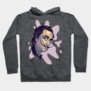 Salvador Dali Portrait Hoodie